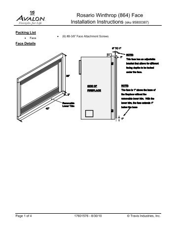 Avalon Rosario Manual
