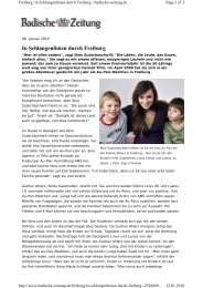 In Schlangenlinien durch Freiburg - Au-Pair Vermittlung Anna-Maria ...