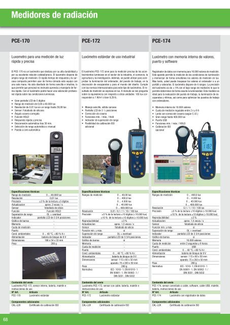 Medidor de radiación electromagnética PCE-EMF 823