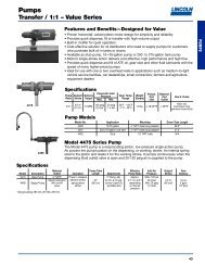 Lincoln 917 High Pressure 50:1 Pneumatic Air Operated Grease Pump, 120 lb.  Drums, Drum Cover, Roll Around Base, Follower Plate, 7' Hose, Control Valve