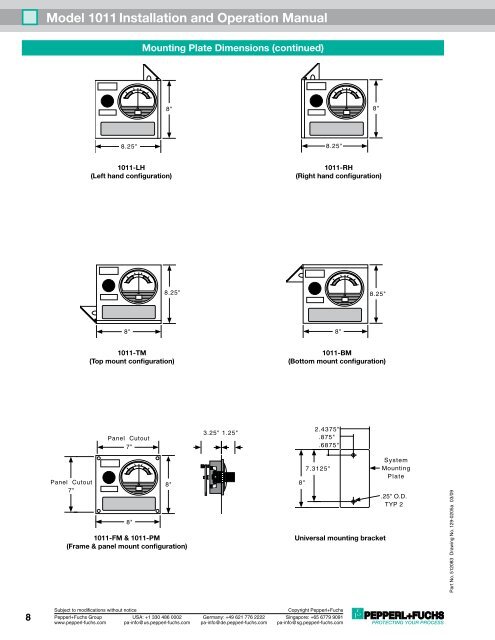 Model 1011 Type Z Purge/Pressurization System - ISC Enclosure ...