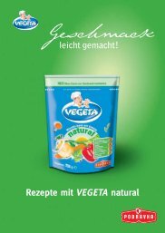 Rezepte mit VEGETA natural - Food-Xperts