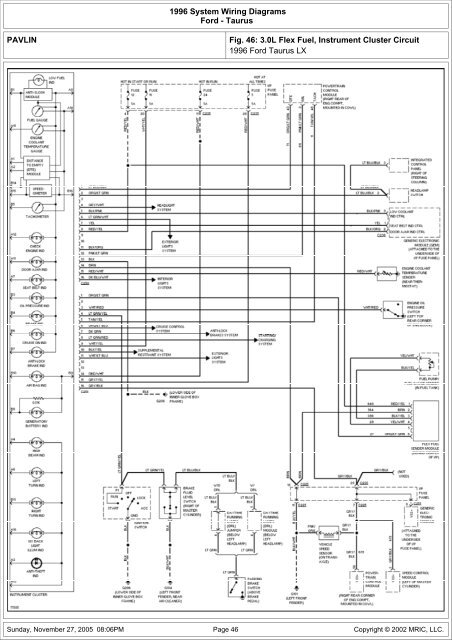 Fig. 1: A/C Circuit, Auto A/C - Taurus-club.ru