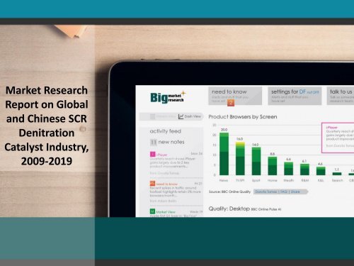 Market Research Report on Global and Chinese SCR Denitration Catalyst Industry, 2009-2019