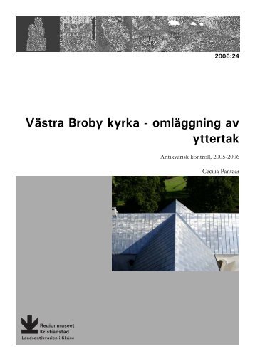 VÃ¤stra Broby kyrka - Regionmuseet Kristianstad