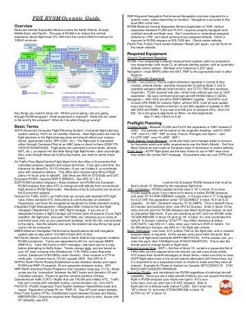 PDX RVSM/Oceanic Guide - Baseops.net
