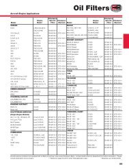 Oil Filter Application Chart