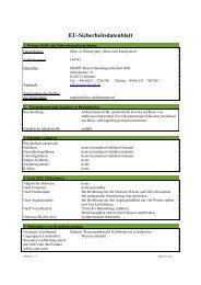 EU-Sicherheitsdatenblatt - Orbis Dental