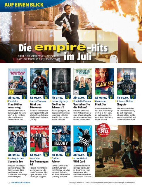 empire Kundenmagazin 2015-07