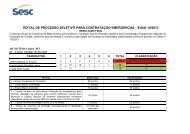 Resultado Final Retificado - SESC Mato Grosso