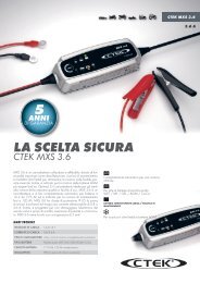 Scheda tecnica MXS 3.6 - Ctek