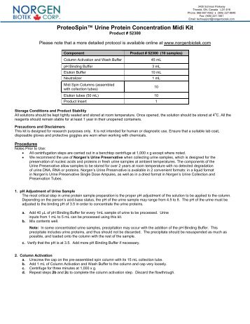 PDF version - Norgen Biotek Corp.