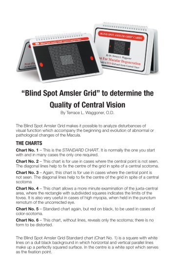 Blind Spot Amsler Grid - Good-Lite Company