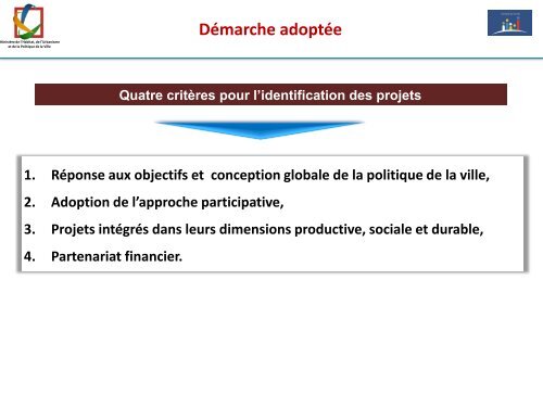 Cadre Référentiel - Ministère de l'Habitat, de l'urbanisme et de la ...