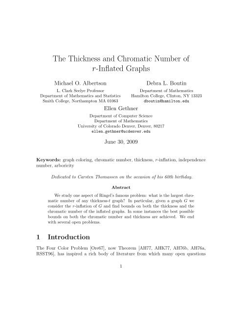 [PDF] The Thickness and Chromatic Number of r - Gammeter.com