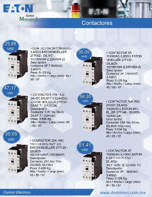 MAGAZINE EATON - SERIES MOELLER