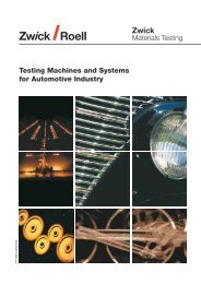 Testing Machines and Systems for Automotive Industry