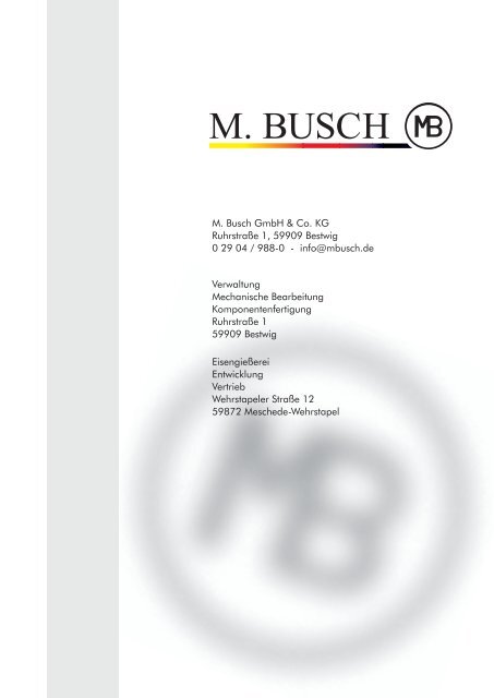 1830 bis - M. Busch GmbH & Co. KG