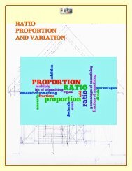 RATIO, PROPORTION and VARIATION