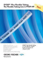 SYGEF® Plus Flexible Tubing The Flexible Tubing Line in PVDF-HP ...