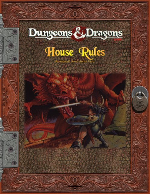 D&amp;D House Rules - Darkonnia