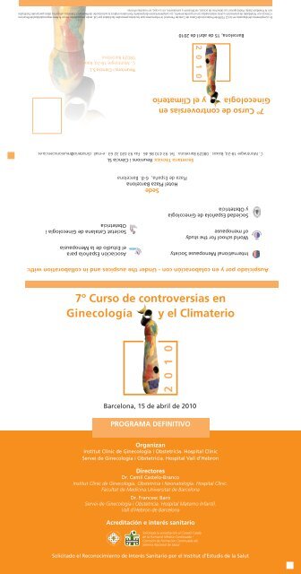 2 0 1 0 7º Curso de controversias en Ginecología y el ... - Menopausa