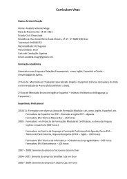 Curriculum Vitae - Menopausa