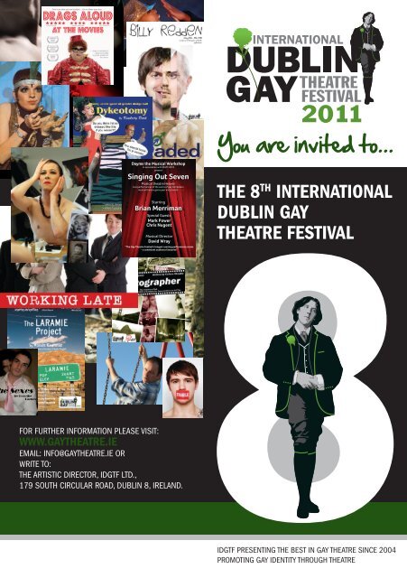our invitation - Dublin Gay Theatre Festival