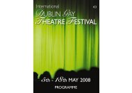 IDGTF 2008 Programme - Dublin Gay Theatre Festival