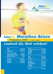 interair Marathon-Reisen