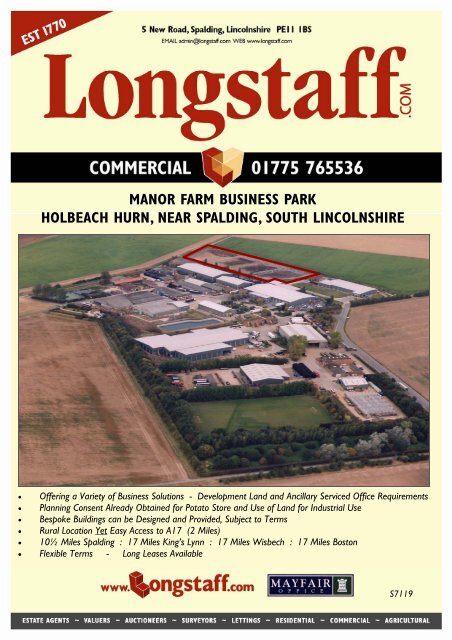 Manor Farm Business Park (S7119) (April) - Longstaff