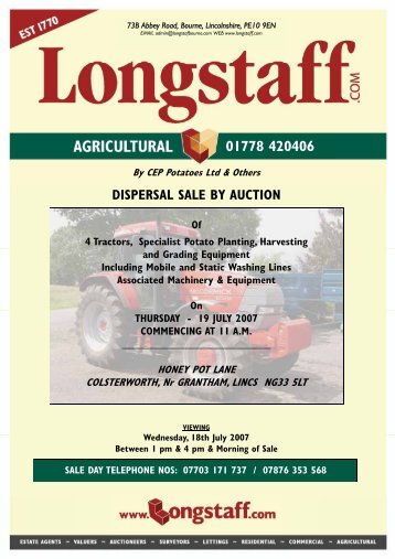 CEP Potatoes Ltd - Catalogue - Longstaff