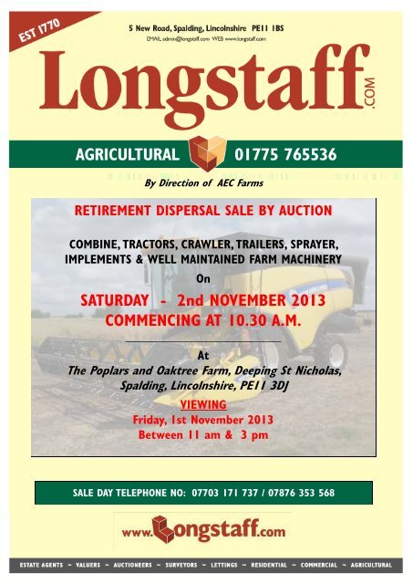 AEC Farms Catalogue - 2.11.13 - Longstaff