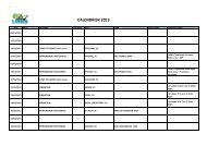 calendrier 2013 -projet - Ligue de Bretagne