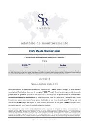 relatÃ³rio de monitoramento FIDC QuatÃ¡ Multisetorial - Citibank