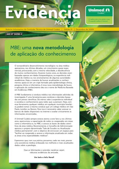 MBE: uma nova metodologia de aplicação do ... - Unimed Cuiabá