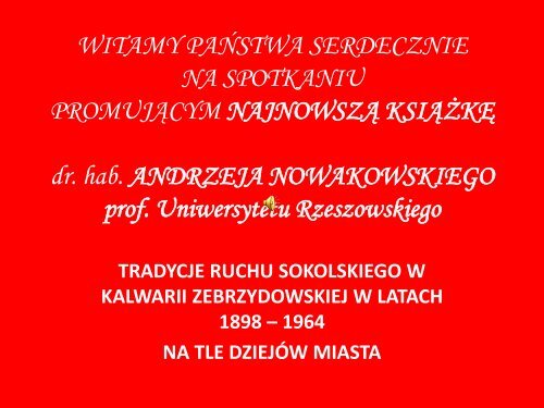 Prezentacja multimedialna, przygotowana przez Bibliotekę Publiczną