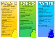 Segregacja odpadów komunalnych w Gminie Kalwaria ...