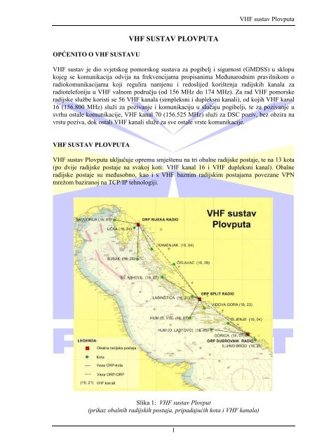 VHF SUSTAV PLOVPUTA