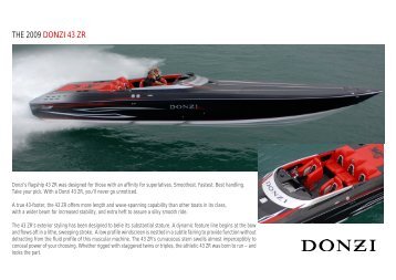 THE 2009 DONZI 43 ZR - Passion Performance