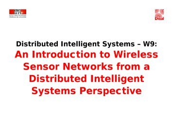 An Introduction to Wireless Sensor Networks from a ... - EPFL