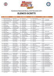 ELENCO ISCRITTI - Rallylife