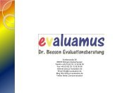 Manager Bericht- wesen Plan Werk- zeug - evaluamus GmbH