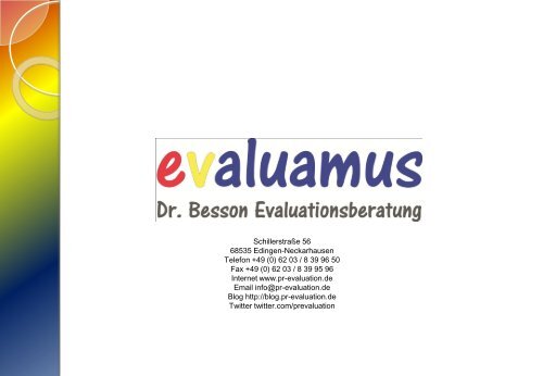 Manager Bericht- wesen Plan Werk- zeug - evaluamus GmbH