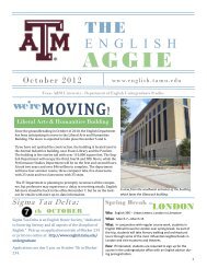 T H E MOVING! - Department of English - Texas A&M University