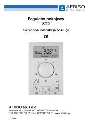 instrukcja obsÅugi - Afriso