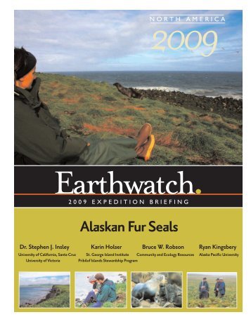 Alaskan Fur Seals - Earthwatch Institute