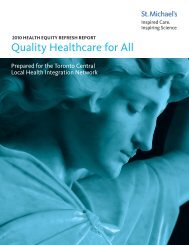 2010 Health Equity Refresh Report - Quality Healthcare for All