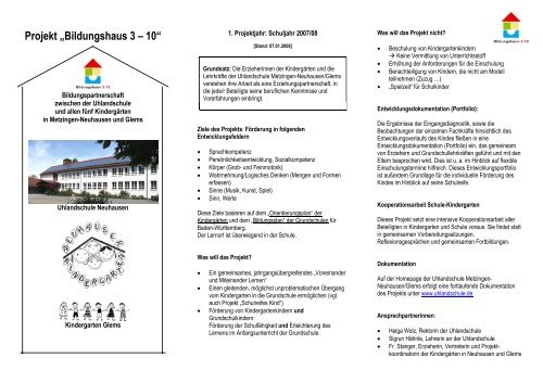 Download als pdf-Datei - Uhlandschule Metzingen - Neuhausen ...