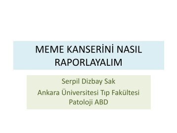 Meme baÅÄ± - Patoloji Dernekleri Federasyonu